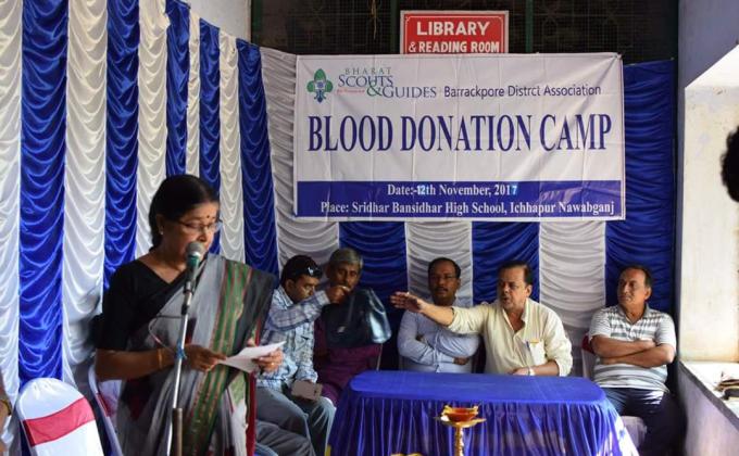 Blood donation camp , 2017