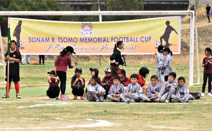 Sonam  R Tshmo  football tournament 