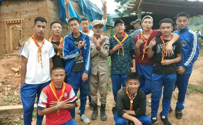 lhakhang rebuilding