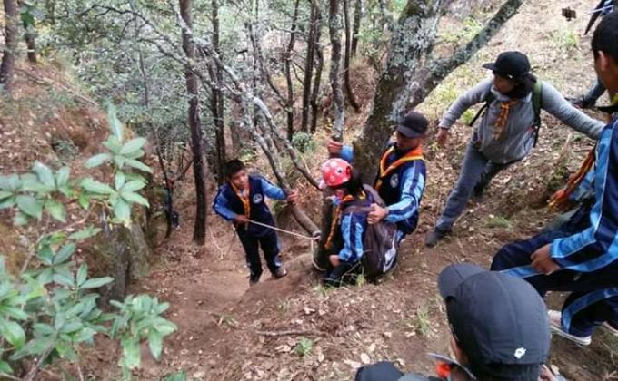 scout hike +cleaningcamp