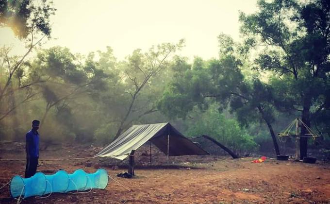 One day Adventure and Hike Camp for Adani Groups HR Team Members worked at UPCL Padubidre 
 Place -Dr.VS Acharaya Scout and Guide Training Center,Pragathinagr- Manipala Pragathinagar Udupi. 