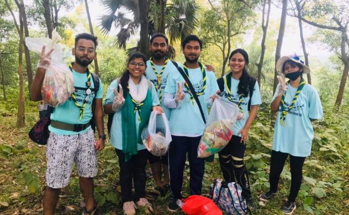 Survival Camp Trekking Route Cleanup