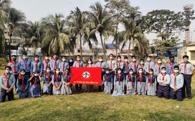 ৭১ মুক্ত স্কাউট গ্রুপের একাদশ দীক্ষা অনুষ্ঠান 