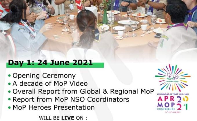 ASIA PACIFIC REGION MESSENGER OF PEACE  1DAY