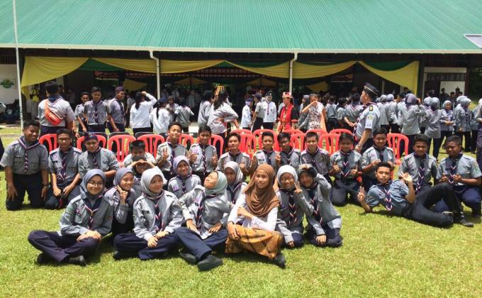 Perkhemahan skim lencana pengakap muda dan remaja akademi pengakap sarawak