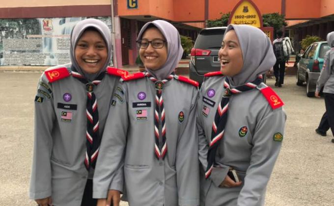My First Official Service Camp with New Uniform