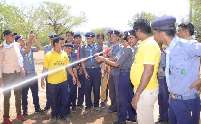 Disaster management training camp