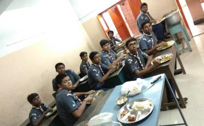 Arrangement of Group camp
