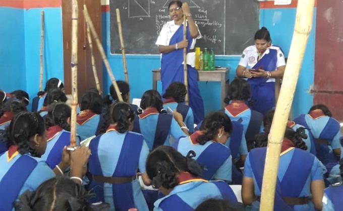 Tritiya Sopan Test Camp at Aryan Public School