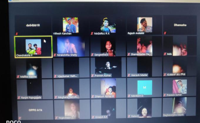 sankalp project [C] Earth Hour Challenge 2-#virtual campfire 