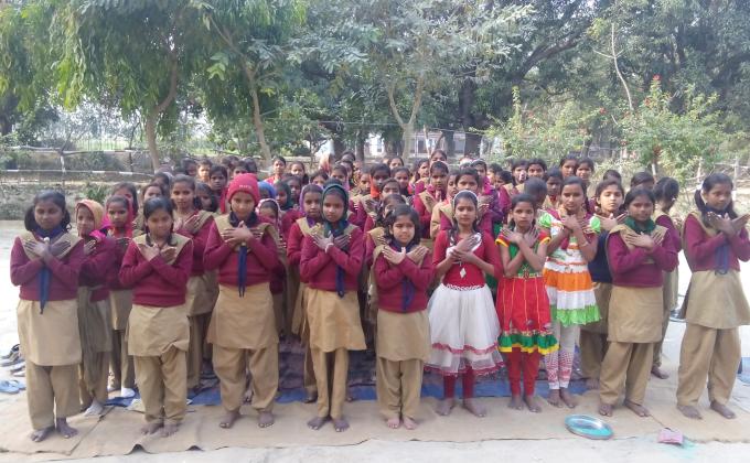 Special camp for Guides in KGBV Amaniganj