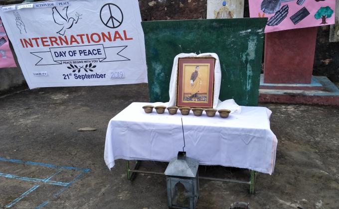 Celebration of international day of peace 