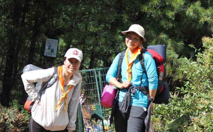 Camping and hiking
