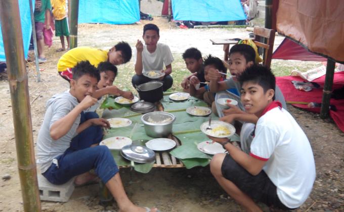 QNHS School-based Camp with MOP and JOTA-JOTI