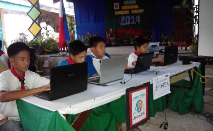 2014 QNHS Camp with MOP and JOTA-JOTI