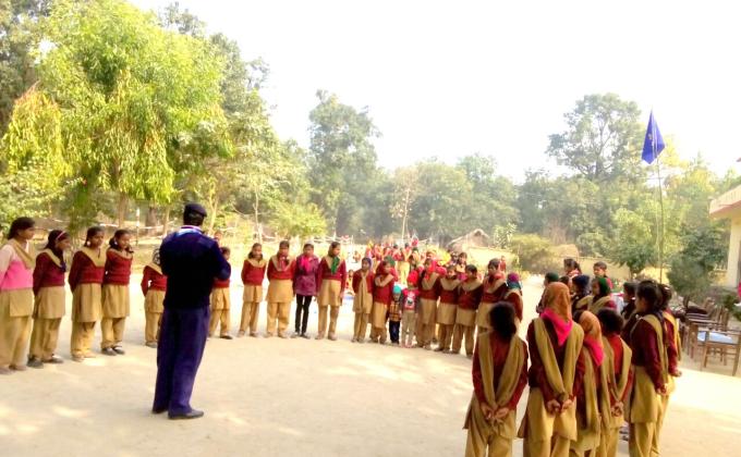 Special camp for Guides in KGBV MAWAI