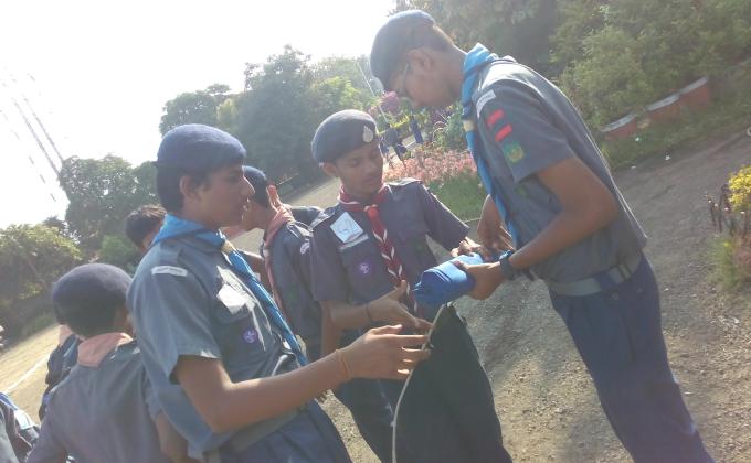 training camp for scouts appring for rajyapuraskar 