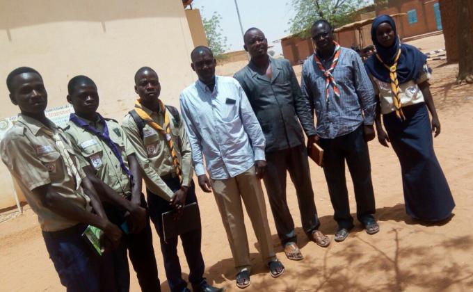  UNE MISSION  DE VISITER  DE TERRAIN POUR UN CAMP SCOUT EN AOUT  SCOUTS DU NIGER/GROUPE KENNEDY
