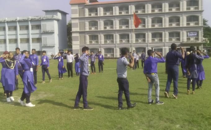 দীক্ষা অনুষ্ঠান খানজাহান আলী ডিগ্রি কলেজ রোভার স্কাউট গ্রুপ