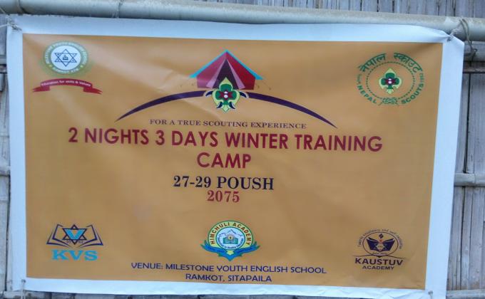2 Days 3 Night KVS winter camp. 