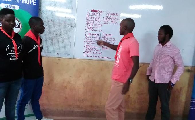 Messenger of Peace Training at Chebitet secondary School in Kericho County, Kenya