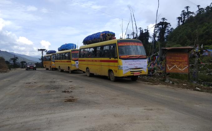 Dzongkhag spiritual retreat camp at Bumthang