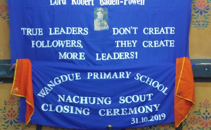 Nachung Scout closing ceremony for 2019