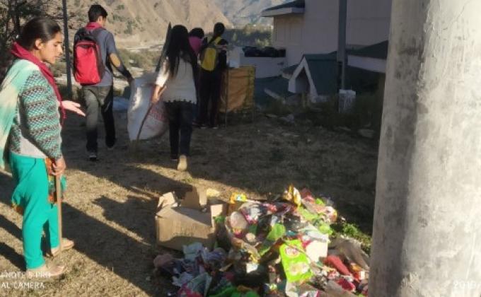 Clean plastic from campus