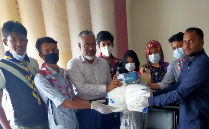 করোনা রেসপন্স ইকুইপমেন্ট বিতরণ 