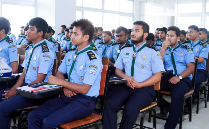 First Independence Day  camp arranged by Daffodil International University Air Rover Scout Group.
