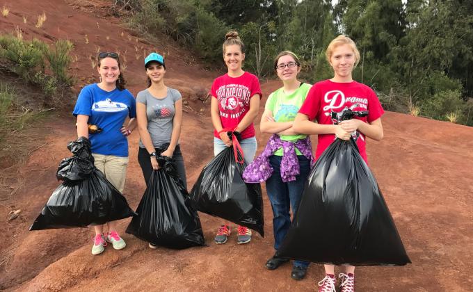 Laie Falls Trail Clean Up