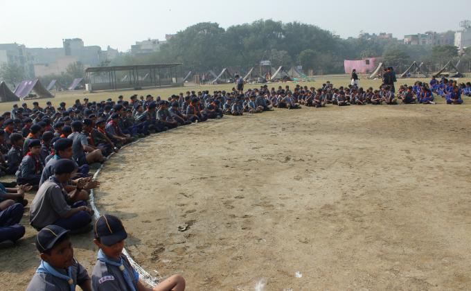 32nd Ramjas Scouts/Guides/Cubs/Bulbuls Annual Training Camp 2014