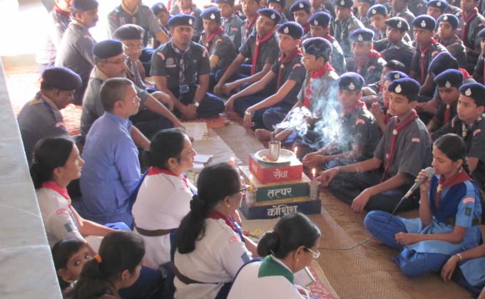 Ghandhi Jantyi and Cleaning Camping India