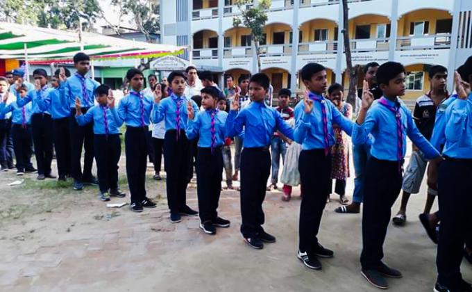 Scout initiation ceremony 2019