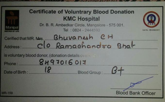 Blood Donation