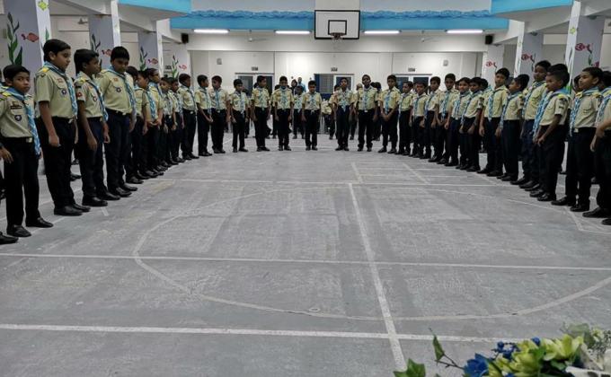 Investing new Cubs of Rehendhi School