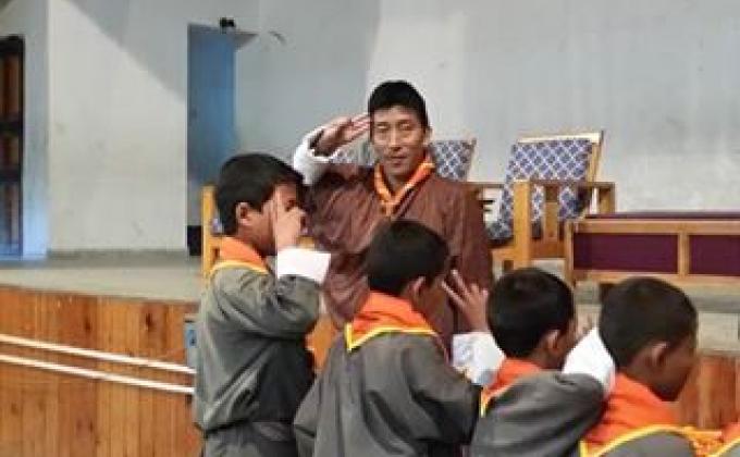 Chhukha School Scout Investiture Ceremony