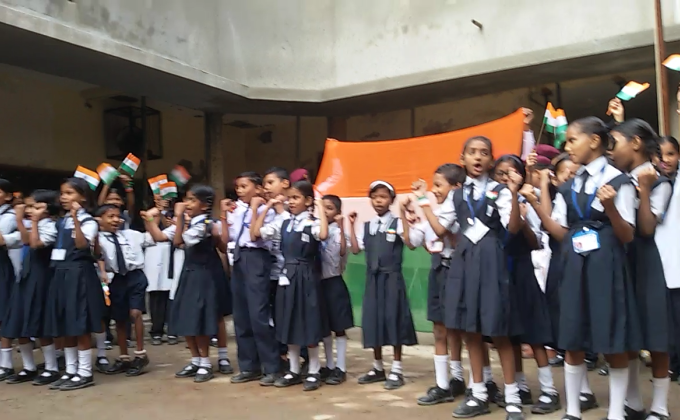 68th Republic Day Celebration at Tilaknagar School, Mumbai, India