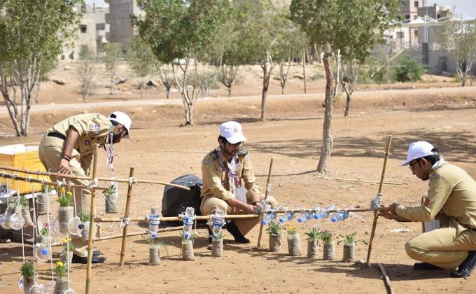 Clean and Green Pakistan activities by IDBSA 