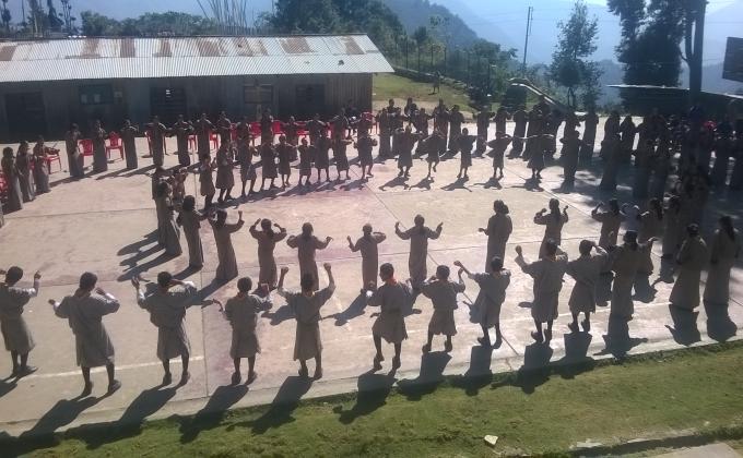 Scouts closing ceremony for 2016.