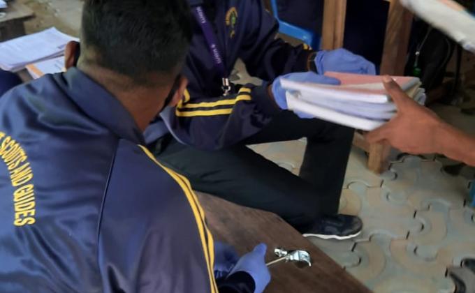 Service in Testing Camp