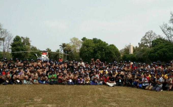 MoP in 1st Rajaprajanugroh Scout Jamboree 2017