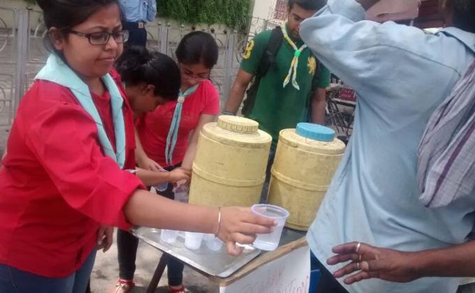 Water Distribution Camp