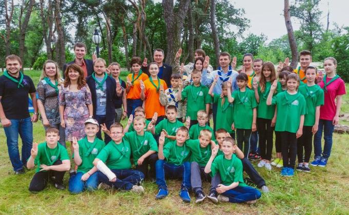 New Scouts in the Dnipropetrovsk regional branch of the National Organization of the Scouts of Ukraine