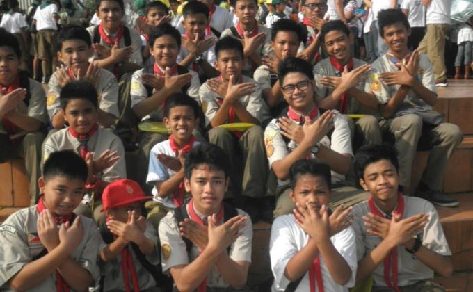 2013 SUNRISE PARADE AND SCOUTING MONTH OPEING CEREMONY