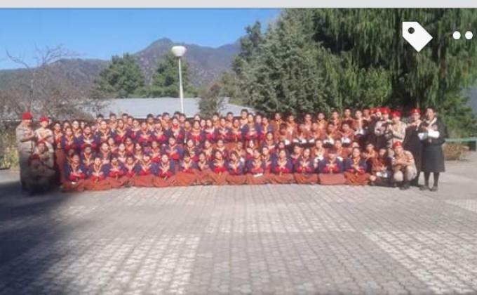 Closing ceremony of scouts