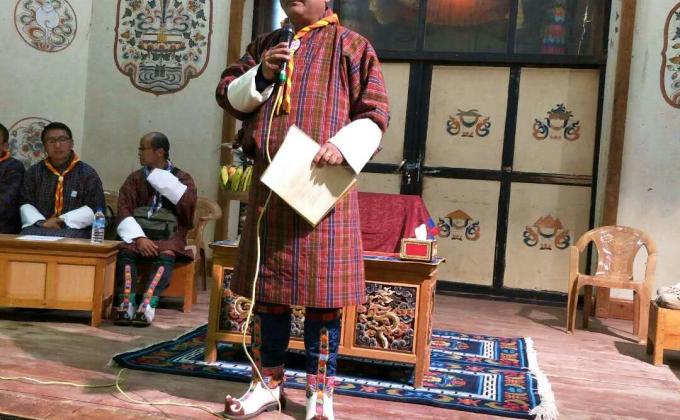 Dzongkhag Nazhoen scouts Camp 