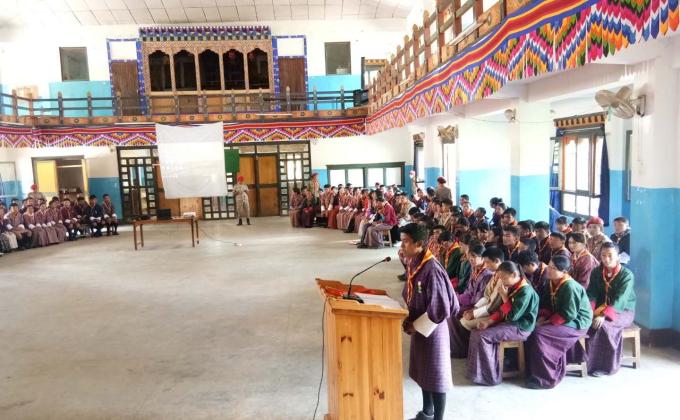 Dzongkhag Nazhoen Scouts Camp 