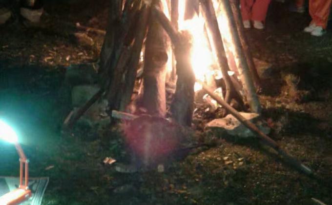 Scout camping 