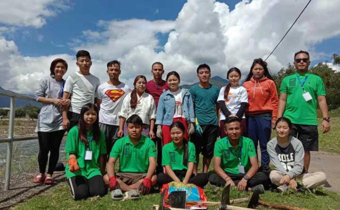 cleaning campaign in the college area